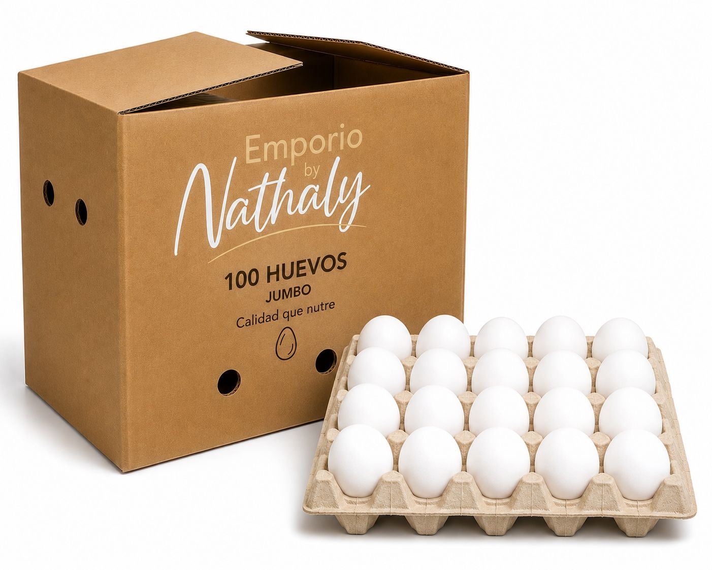 Huevos Súper Blancos de Gallina Libre caja 100 unidades