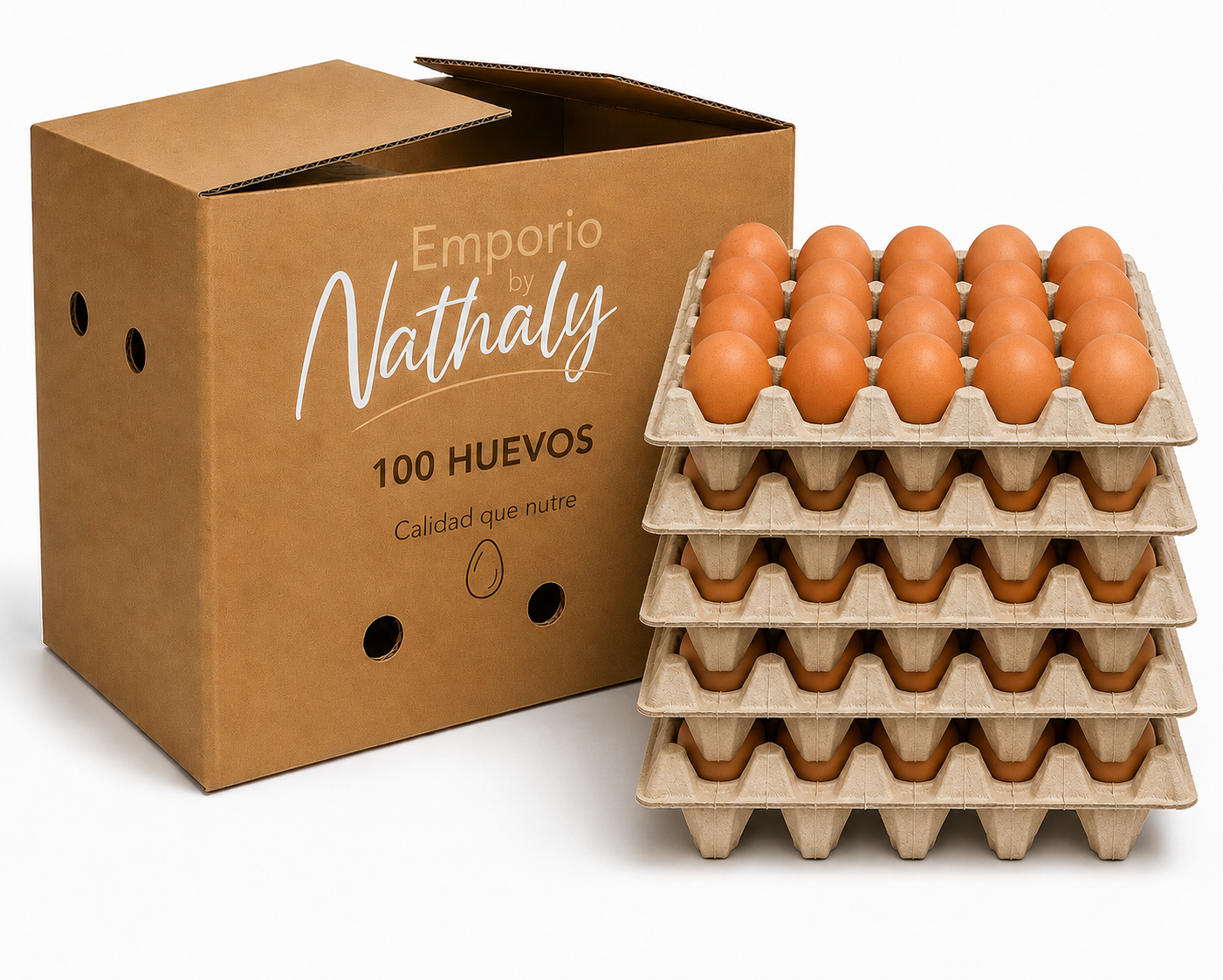 Huevos Súper Color de Gallina Libre 1 caja (100 unidades)