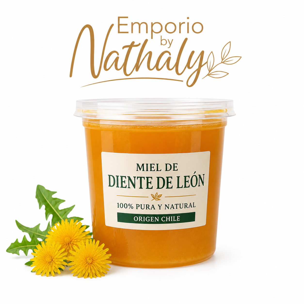 Miel Orgánica de Diente de León Premium 1KG